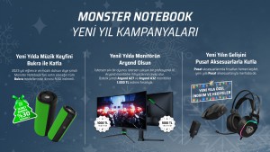 Monster’dan hediyelik ürünlerde yılbaşına özel üçlü kampanya