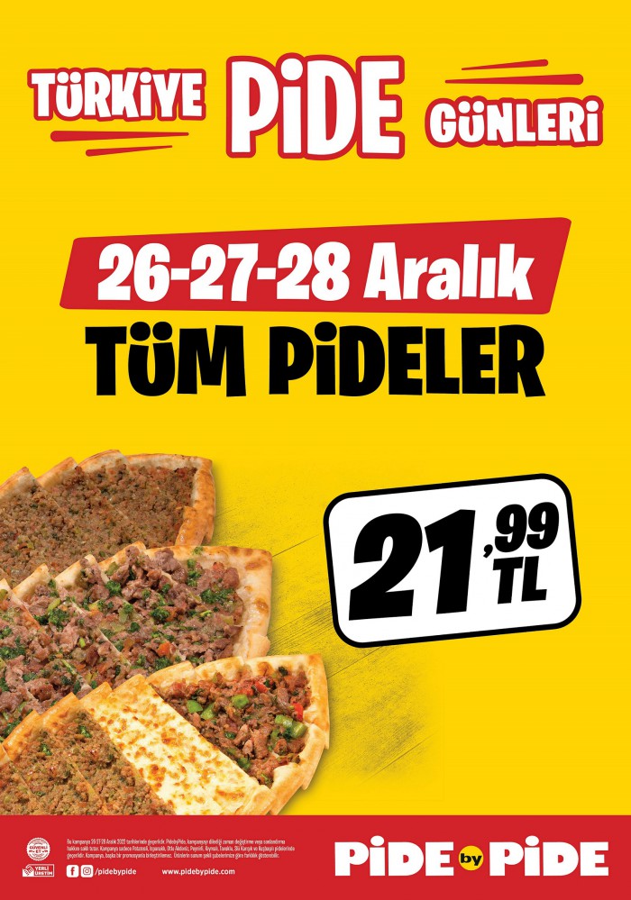 Türkiye Pide Günleri ile 2022’ye lezzetli veda