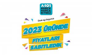 A101, 2023 ürünün fiyatlarını sabitleyerek yeni yıla merhaba diyor