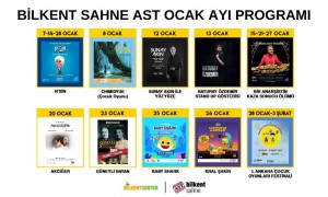 Bilkent sahne AST’ta ocak ayı bambaşka