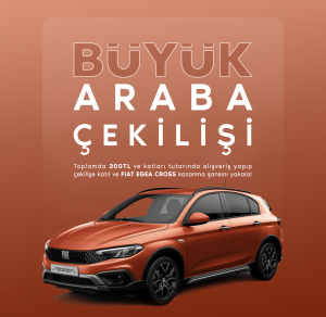 Parkur Bursa AVM’den 1. yıl hediyesi ”Fiat Egea Cross”