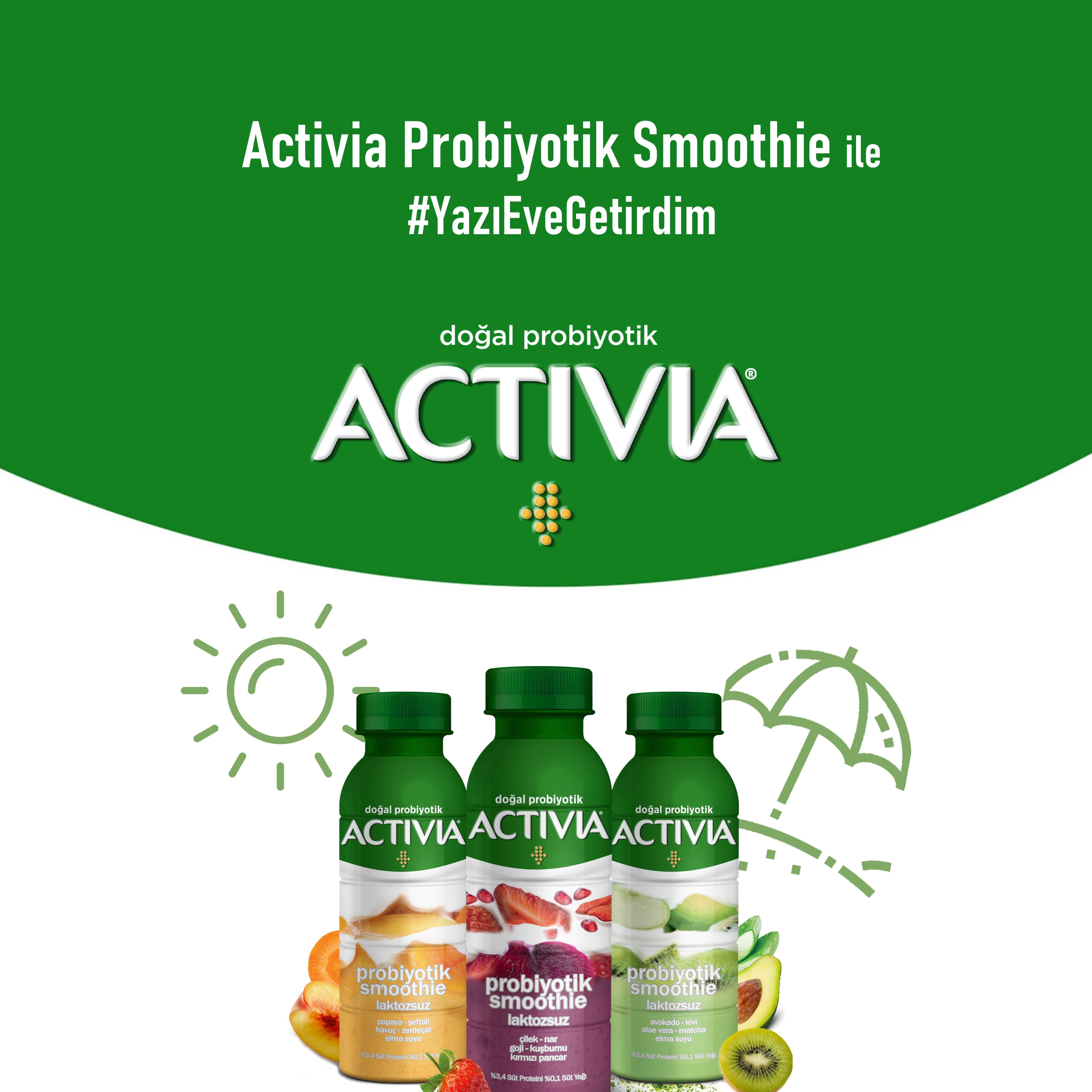 Activia Probiyotik Smoothie’ler ile yazı eve getirin