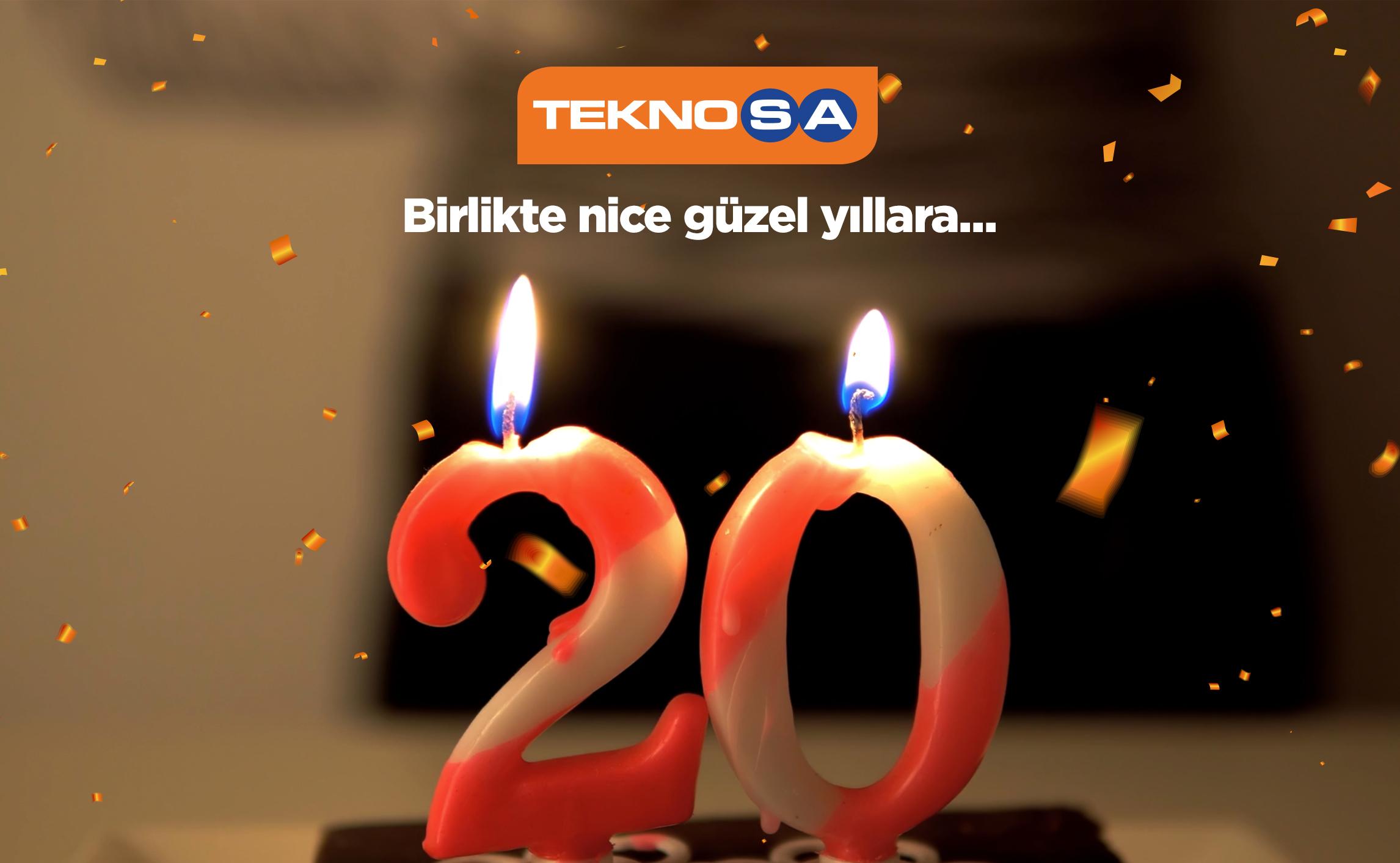 Teknosa’dan 20’nci yaşına özel reklam