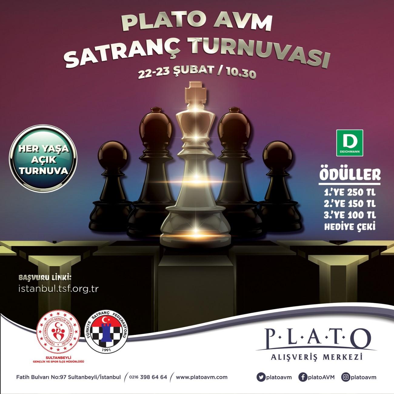 Satranç turnuvalarının adresi Plato AVM