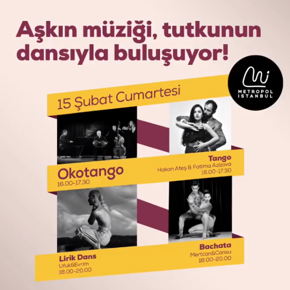 Aşkın müziği tutkunun dansı Metropol İstanbul'da