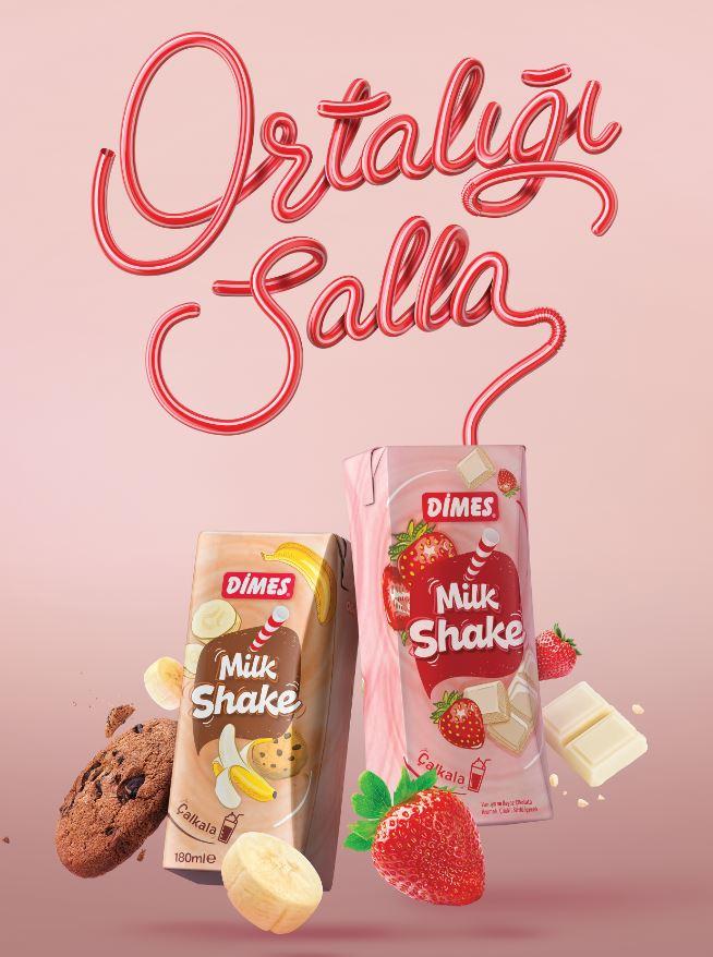 DİMES Milkshake hayatın eğlenceli anlarına eşlik ediyor