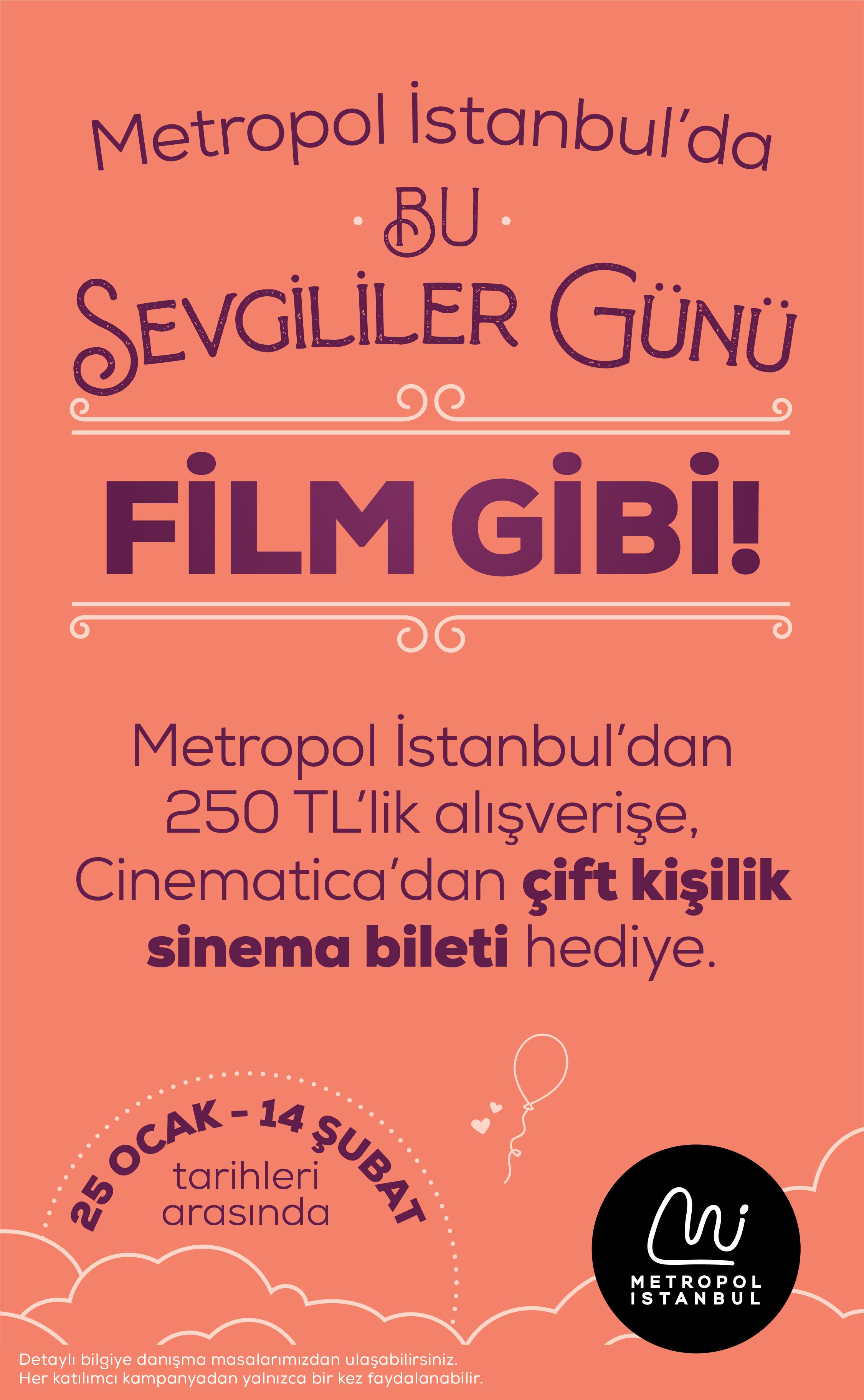 Sevgililer Günü Metropol İstanbul’da bambaşka