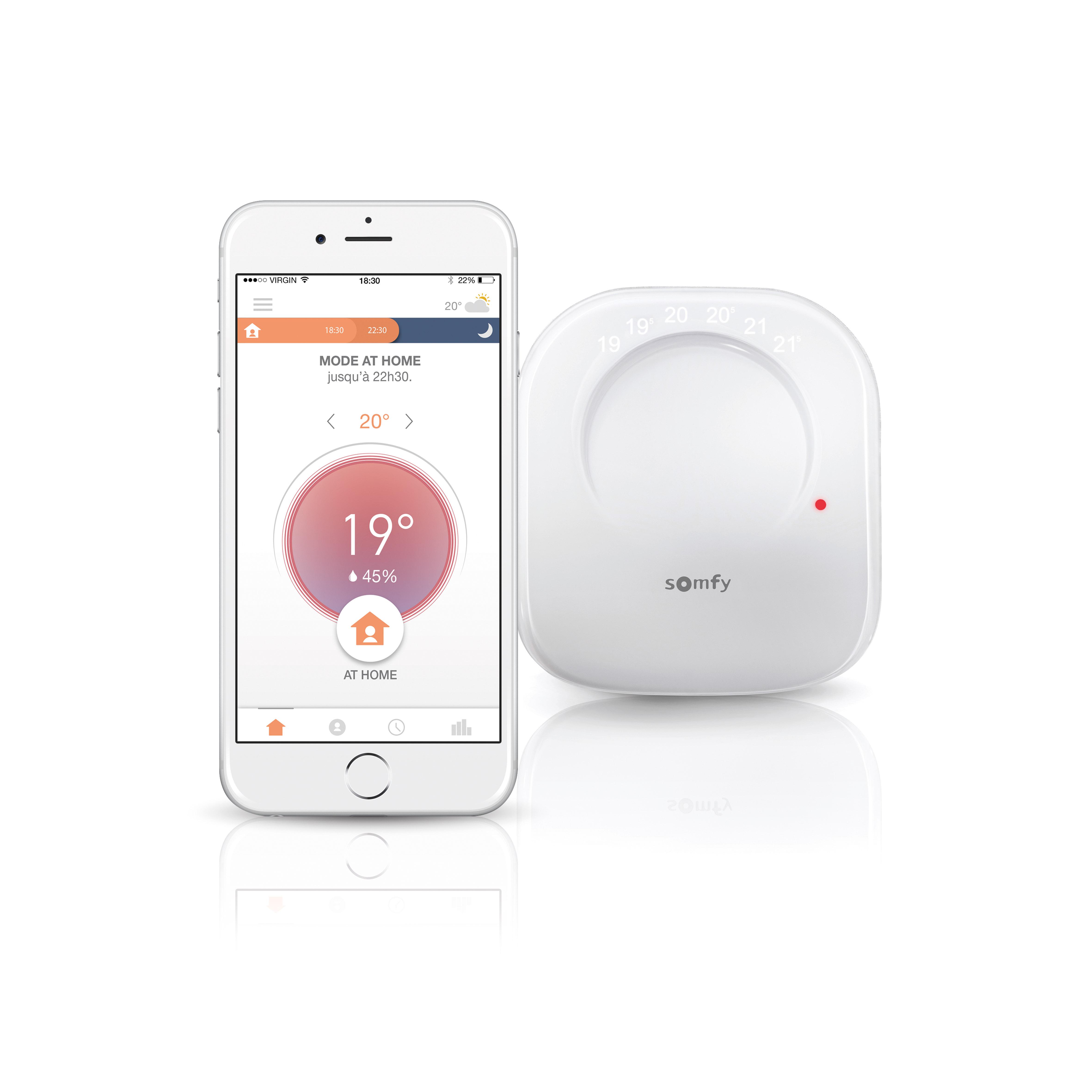 Somfy akıllı termostat ile düşük fatura yüksek konfor