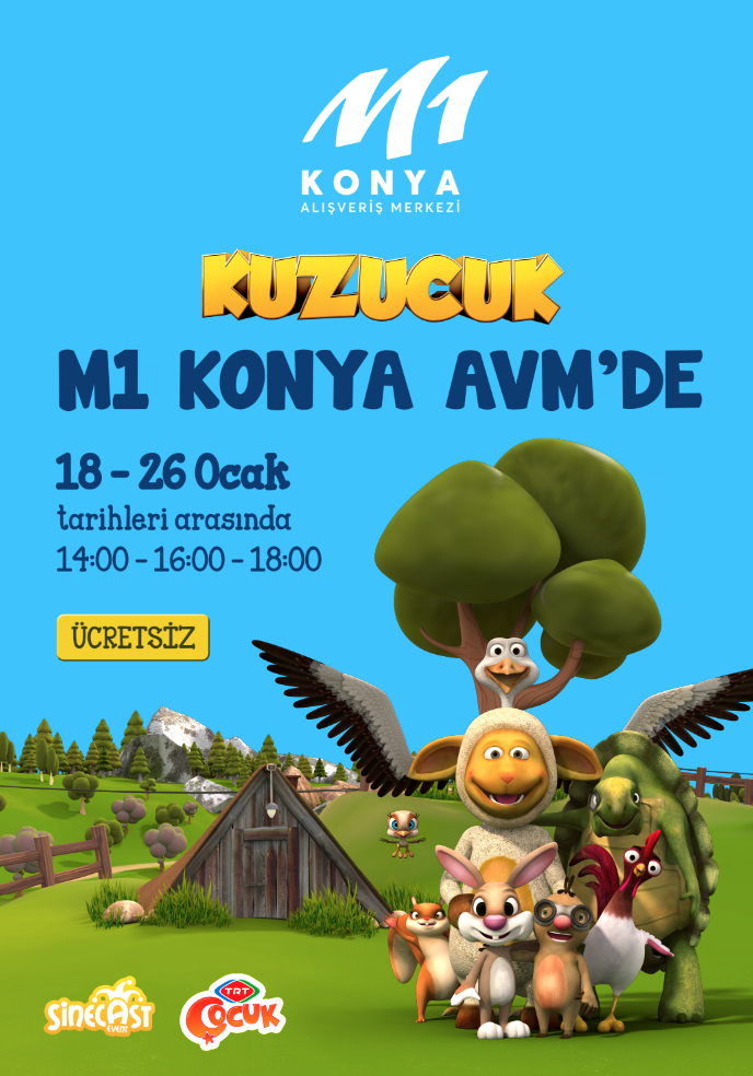 Kuzucuk M1Konya AVM’ye geliyor