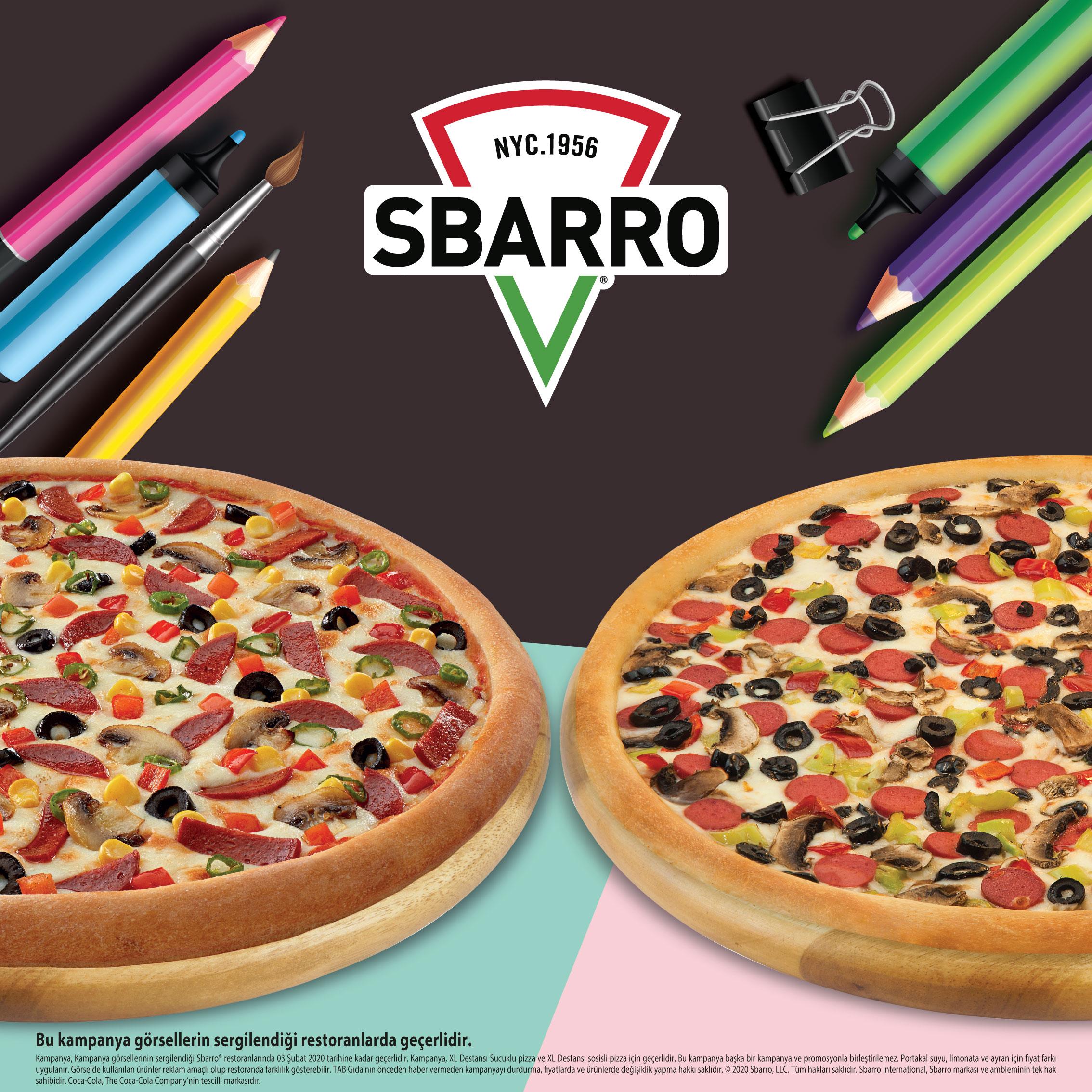 Çocuklar sömestr tatilinin tadını Sbarro’da çıkaracak