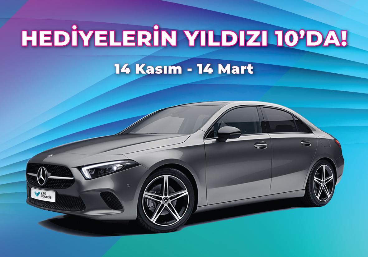10 Burda AVM’de “Mercedes Benz” için geri sayım başladı