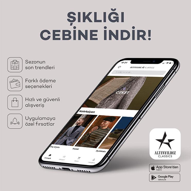 Altınyıldız Classics “Şıklığı Cebine İndir" uygulaması yayında