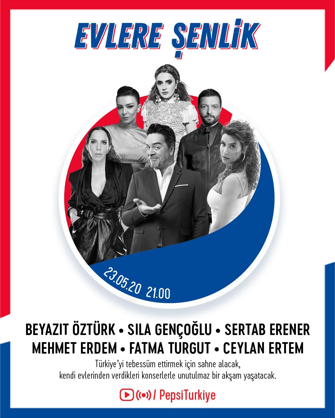 Pepsi "Evlere Şenlik” konseriyle bayramda evinize konuk oluyor